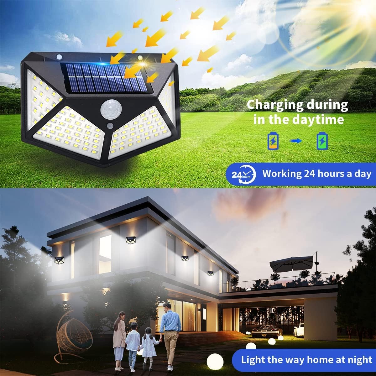 LumoSolar™ Solar Wall Light